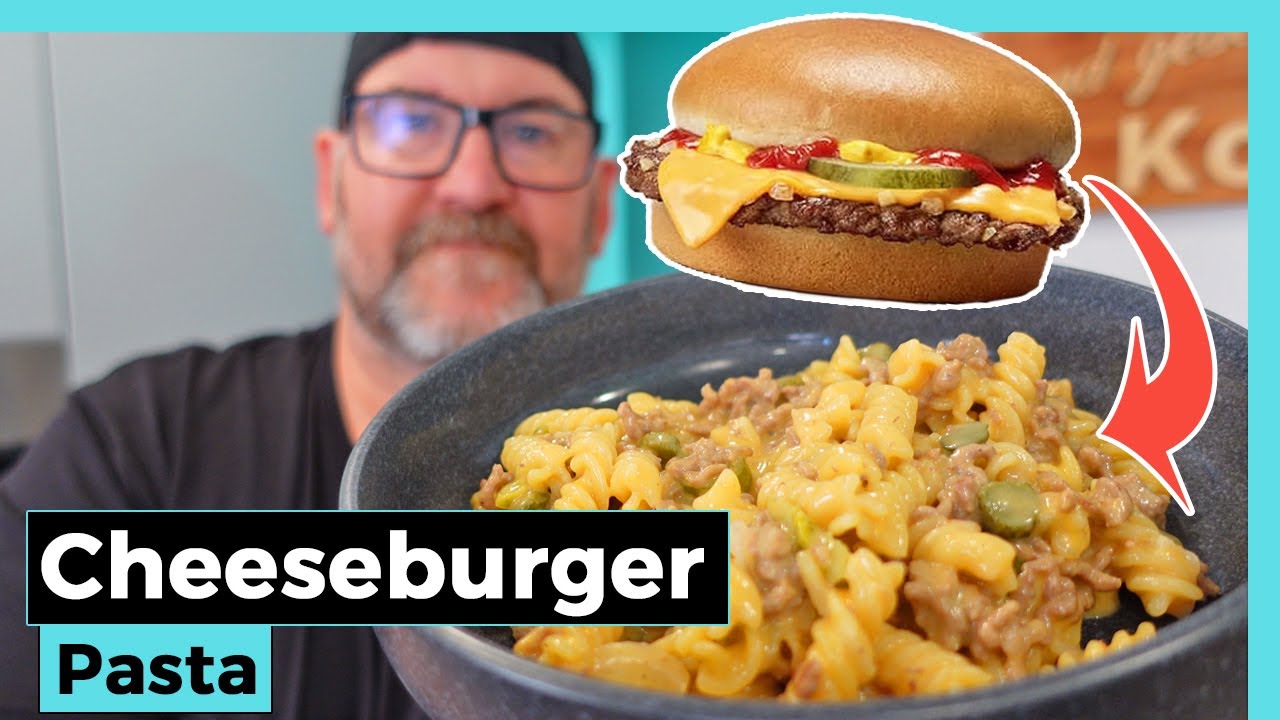 Cheeseburger Nudeln 🍔 einfaches & schnelles Rezept 🍔 One Pot Pasta Idee