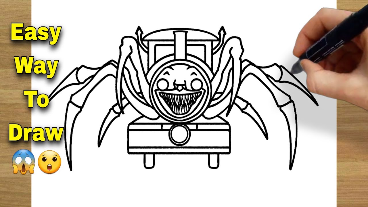 How to Draw Choo Choo Charles
