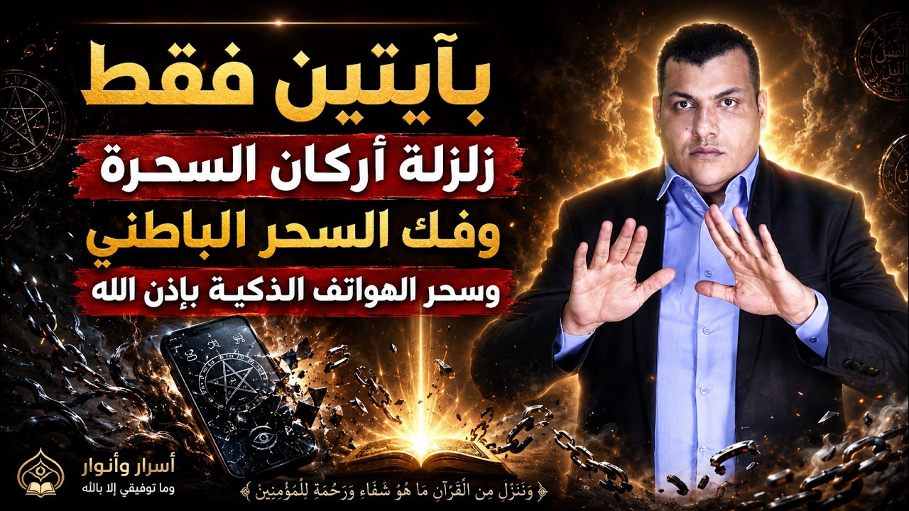 بايتين فقط زلزل اركان السحرة وفك السحر الباطني وسحر الهواتف الذكية التي لا تتاثر بالرقية وتدمر حياتك