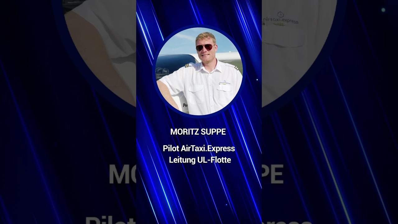 Der UL Flottenleiter von AirTaxi Express ist @pilot_moritz 👨&zwj;✈️ #ultraleicht #pilot #karriere