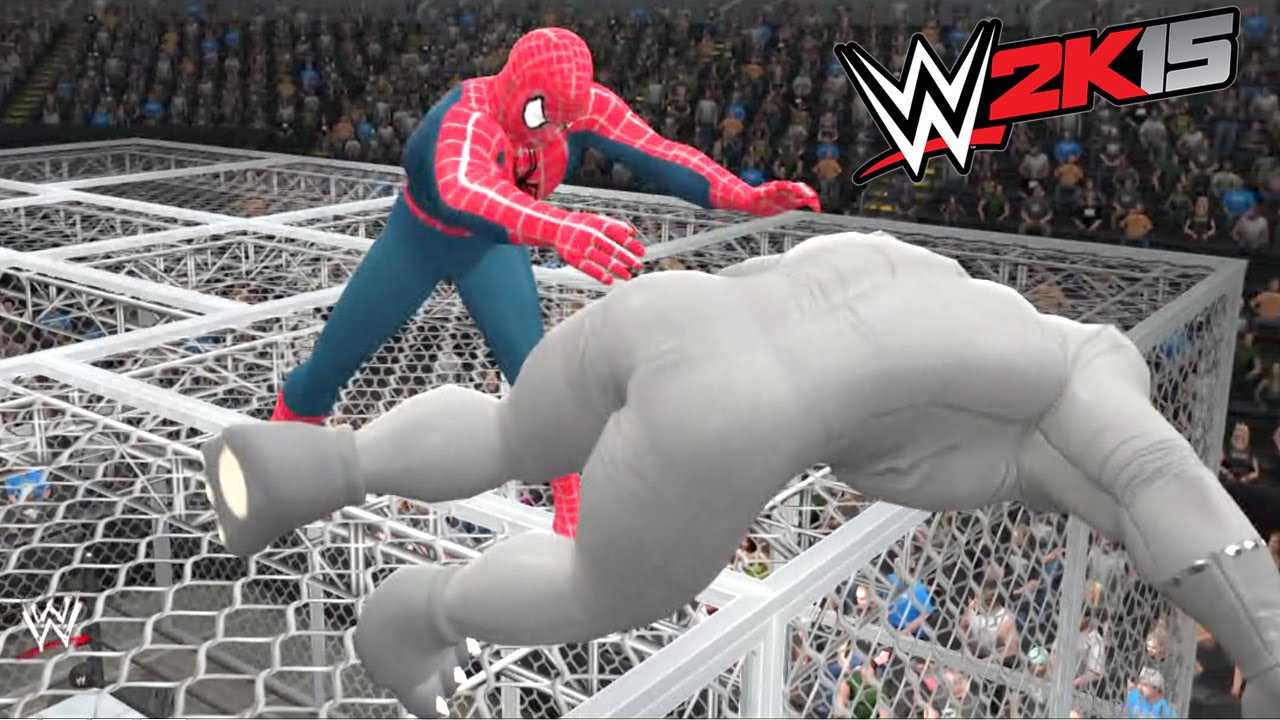 WWE 2K15 — ЧЕЛОВЕК-ПАУК ПРОТИВ НОСОРОГА — ЭПИЧЕСКАЯ БИТВА