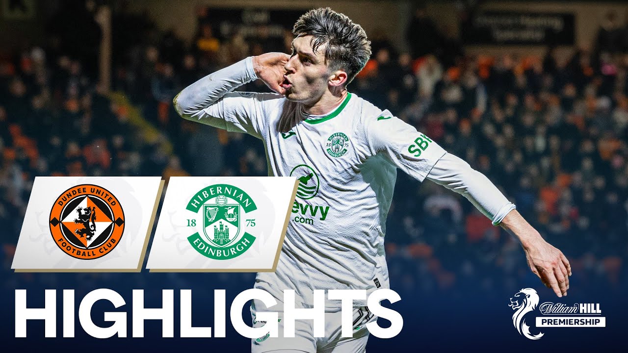 Dundee United 1-3 Hibernian | 90th Minute Goals Give Hibs Dramatic Win! | William Hill Premiership