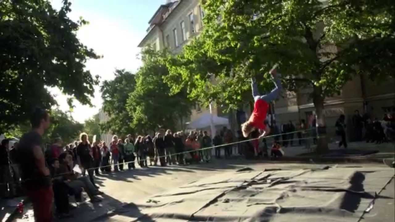 Albertov slackline festival 2014