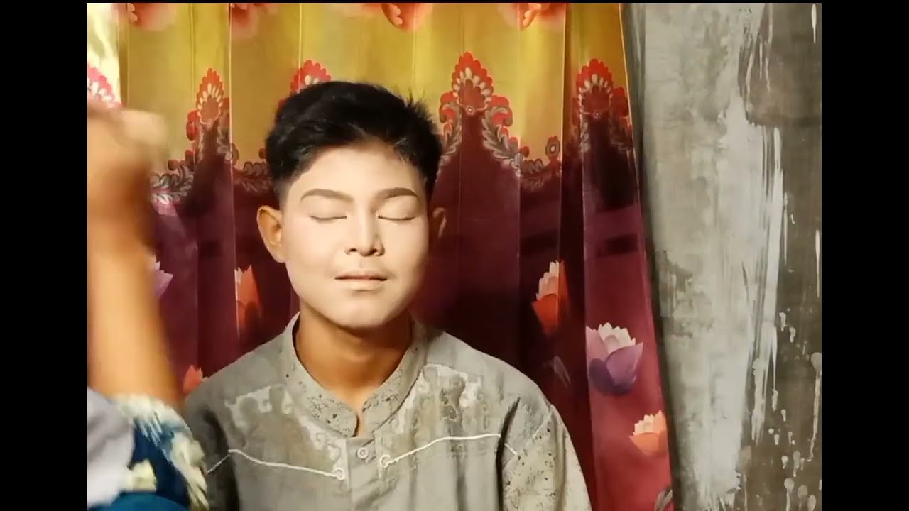 makeup'in cowok keponakan sendiri pakai hijab! bikin ngakak sekeluaga?