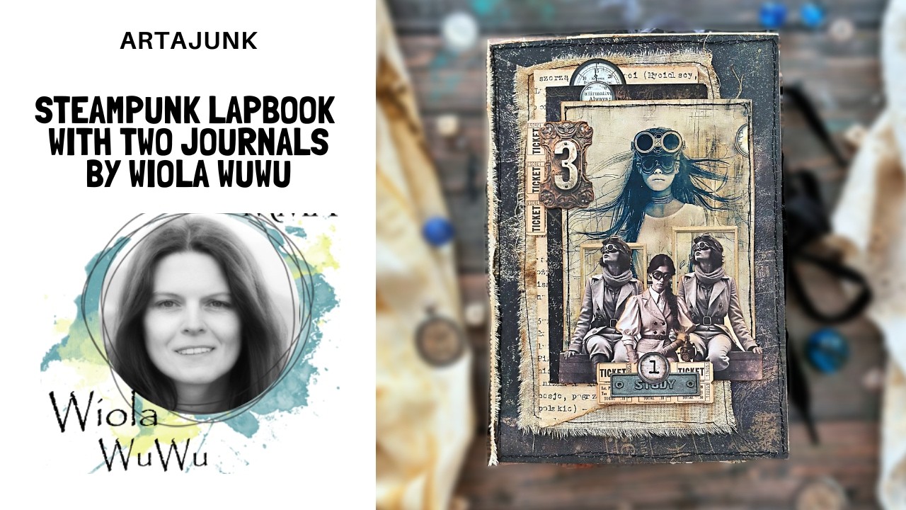 Steampunk Lapbook with Two Journals_Flip Through