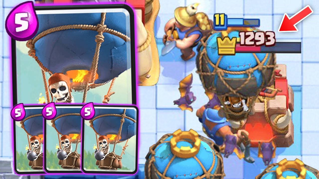 LE BALLON SPAM HORRIBLE de CLASH ROYALE !!