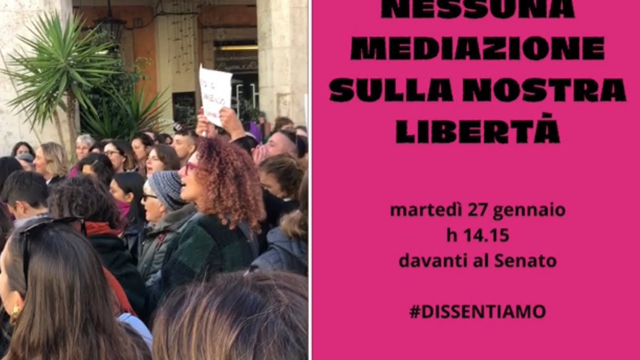 Violenza sessuale:a Roma protesta contro la legge che sostituisce 'consenso' con 'volontà contraria’