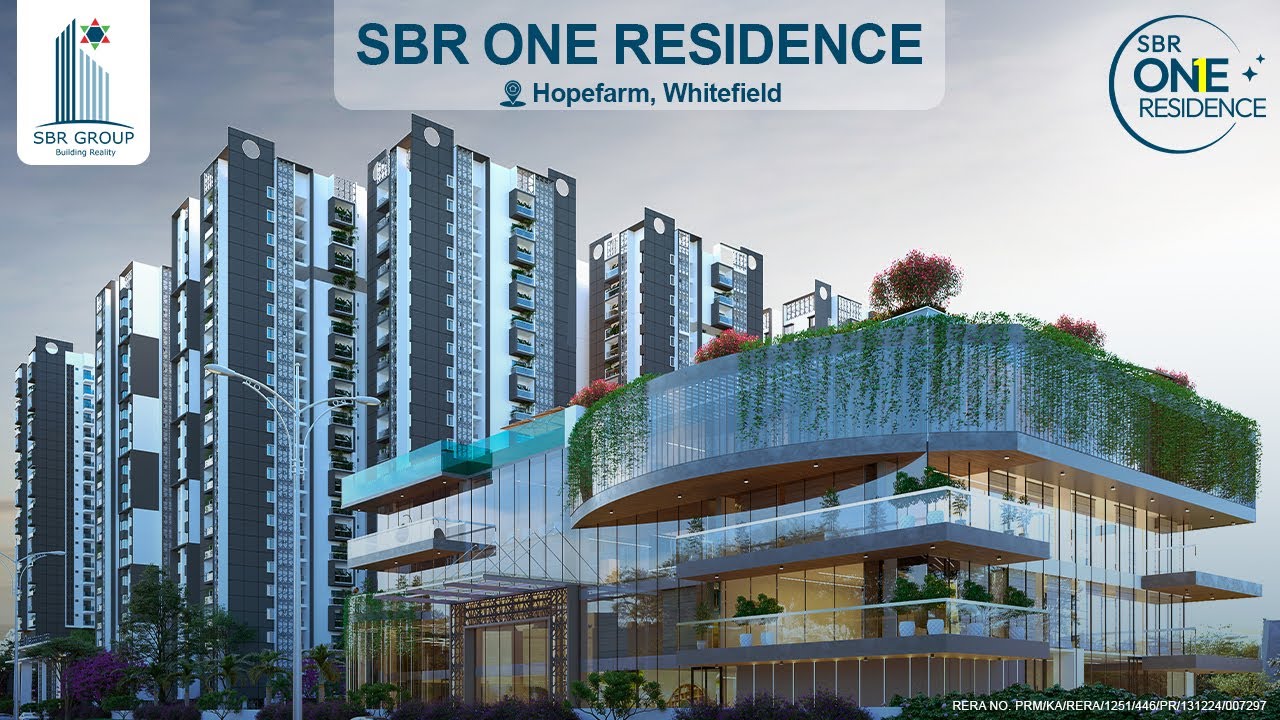 SBR ONE RESIDENCE - Hope Farm, Whitefield - Walkthrough Video #SBROneResidence #SBRGroup
