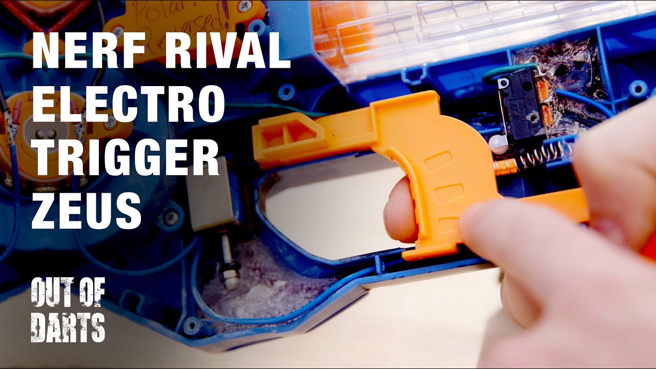 MOD: Nerf Zeus fully electronic trigger (Solenoid)
