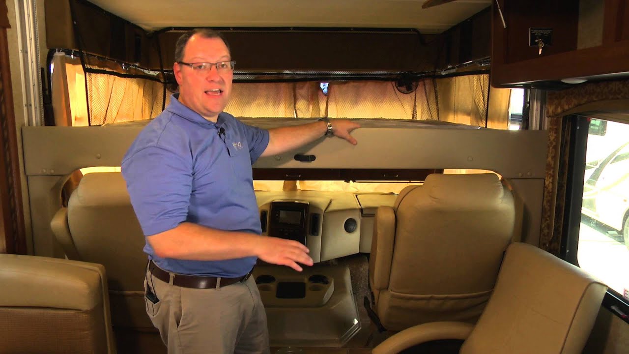 Using Your Thor Motor Coach Front Drop-down Overhead Bunk