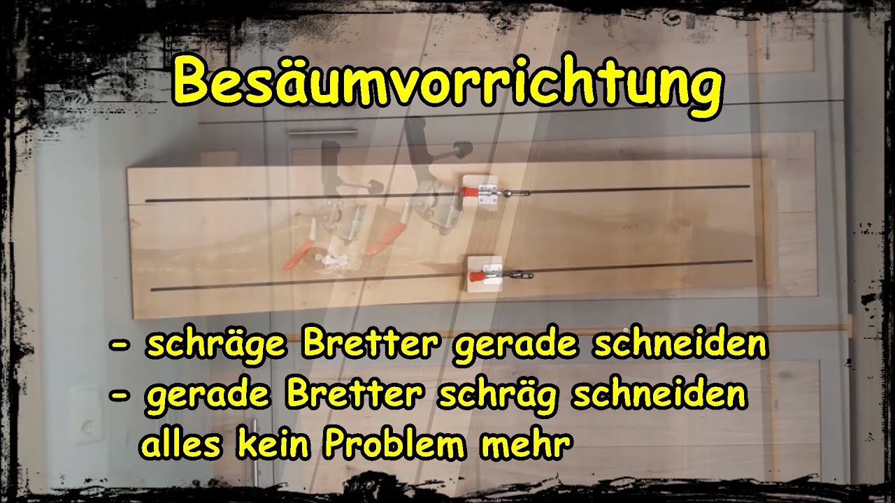 Besäumeinrichtung für die Tischkreissäge
