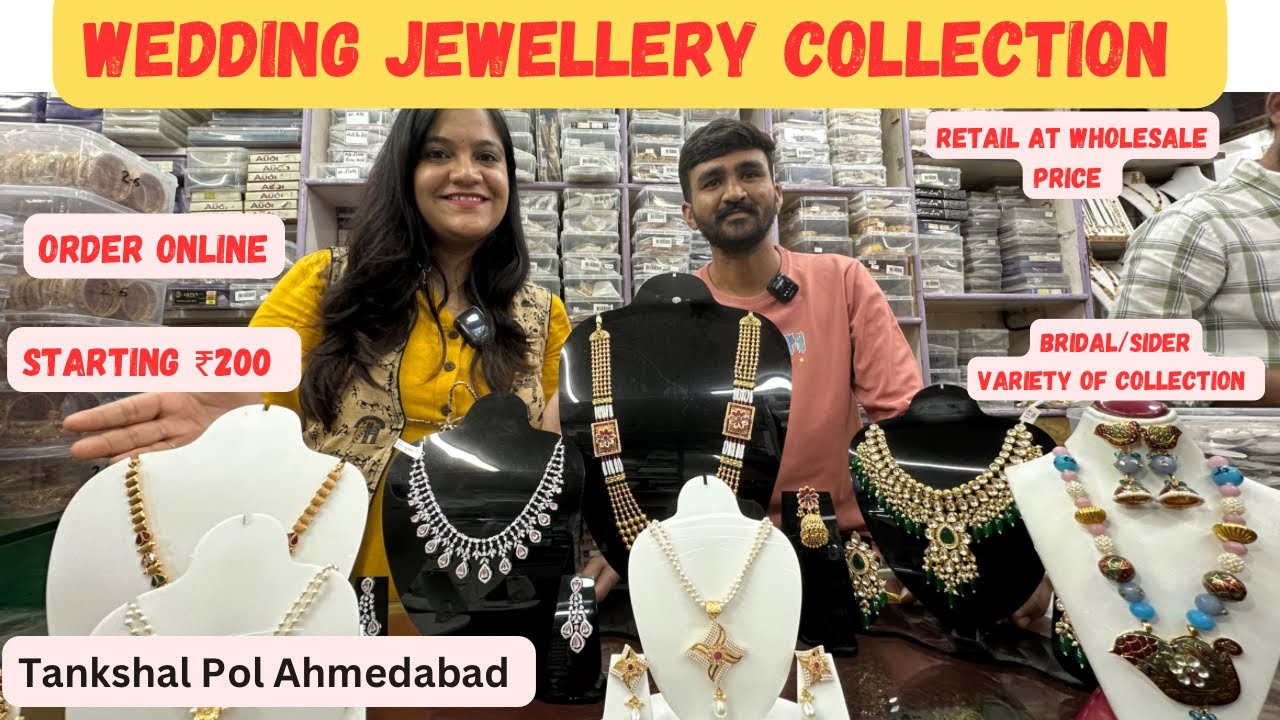 Latest Wedding Jewellery Collection | Tankshal Pol Ahmedabad | @Rock N Reel | Wedding shopping |