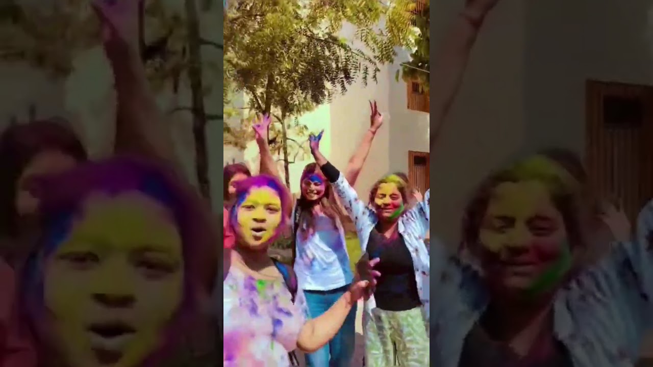 holi with girls gang 2025✨