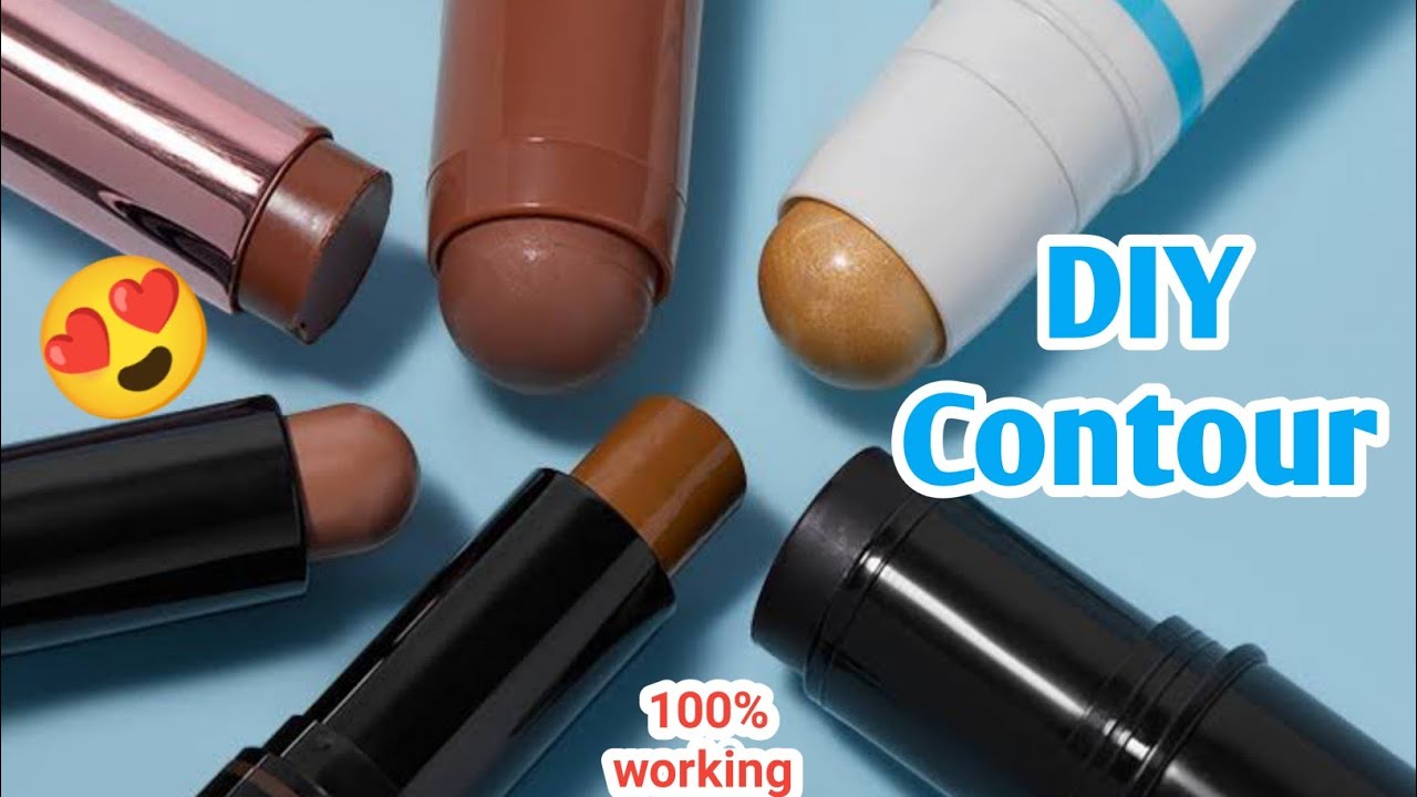 How to make Contour Stick Only two Ingredients No ❌️ Cocoa Power ❌️ Chocolate || DIY Contour Stick