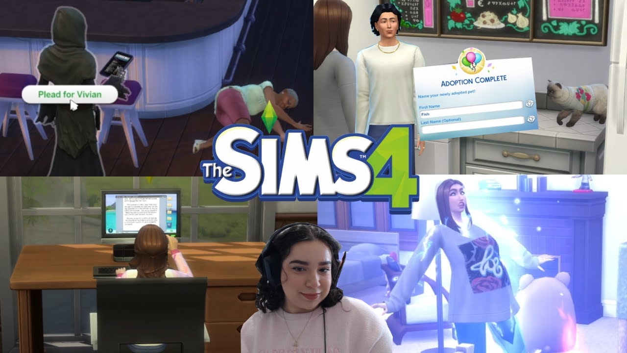 Beating Death & Adopting a Cat! | Sims 4 ep. 5