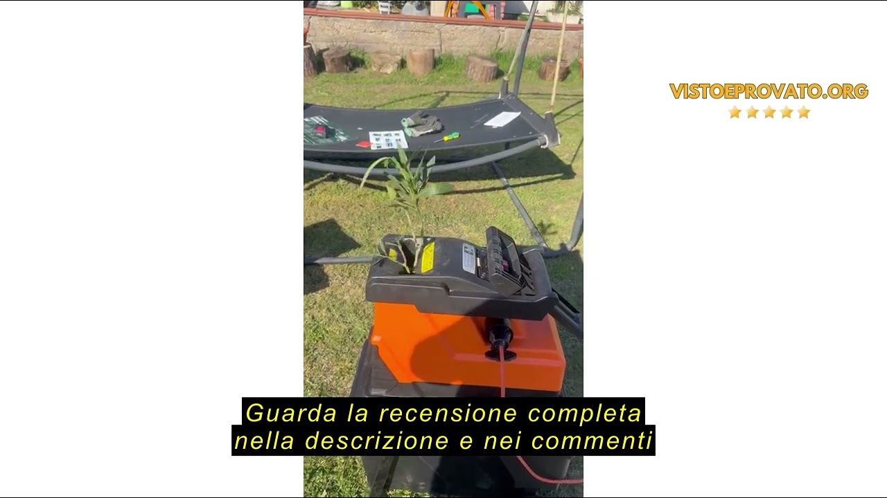 Recensione del DOVAMAN GT10, trituratore silenzioso da giardino, coltello a rullo a 8 denti, tritura