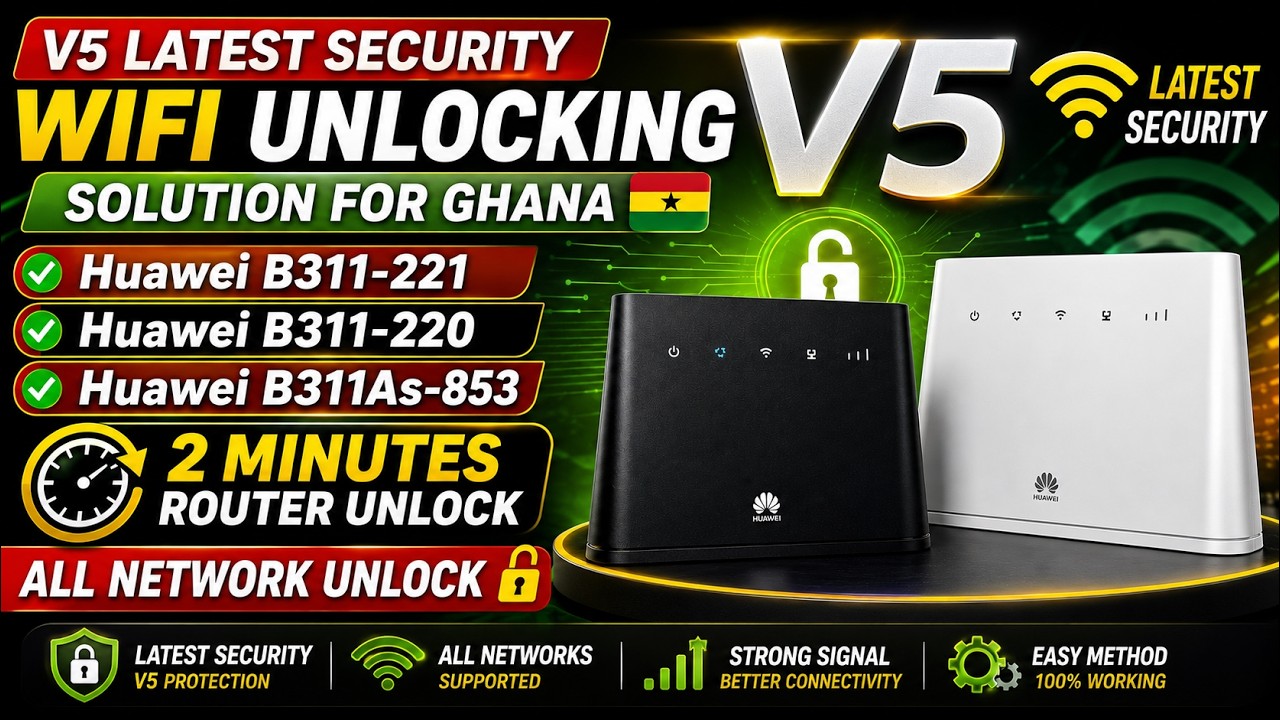 Huawei B311-221 Unlock Zambia | B311-220 & B311As-853 All Network Fix