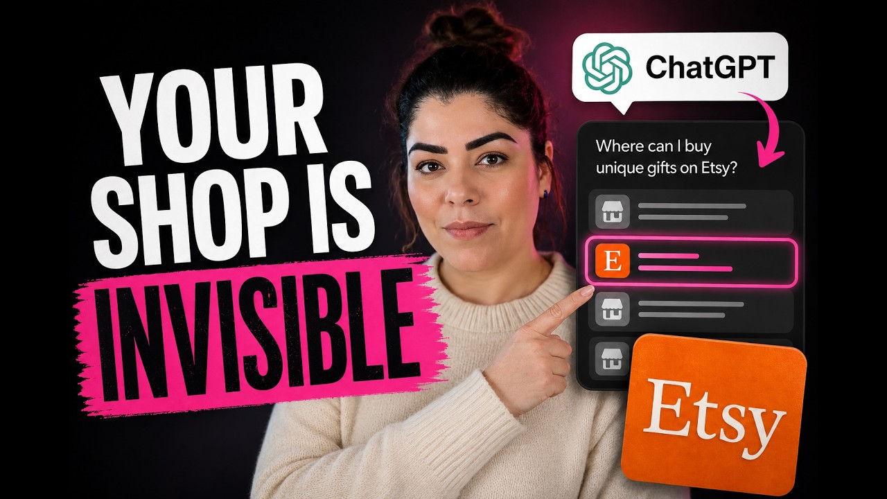 SEO для Etsy 2026: как сделать так, чтобы ваш магазин находили ChatGPT и нейросети (GEO для прода...