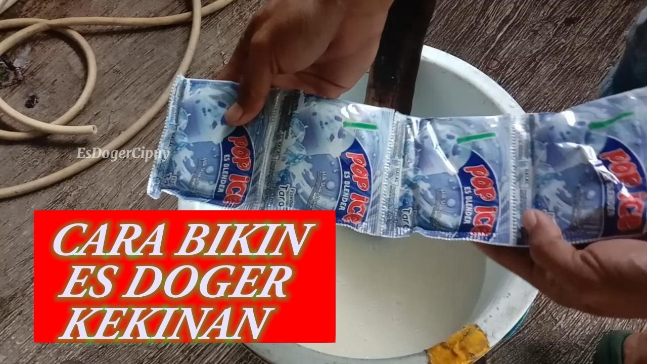 ES DOGER KEKINIAN HASIL ESNYA LEMBUT DAN TIDAK KASAR #esdoger #idejualan #esdawetseger #carabikinesd