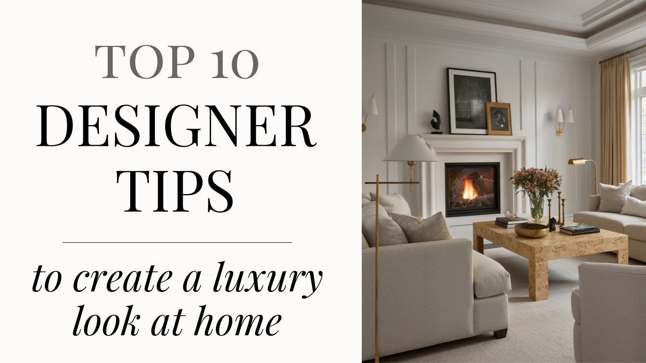 Top 10 Designer Tips to Create Quiet Luxury Look at Home