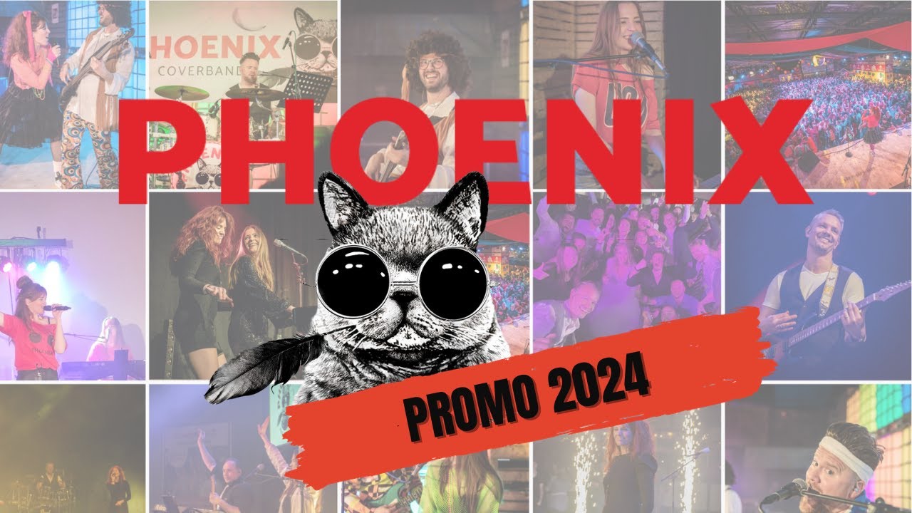 Phoenix Coverband Promo 2024 - DE BAND VOOR JOUW FEEST EN EVENEMENT!