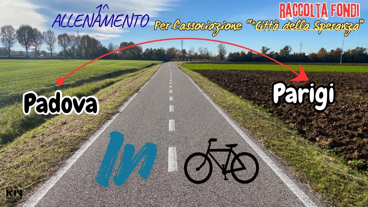 1^ training ride Padova-Parigi