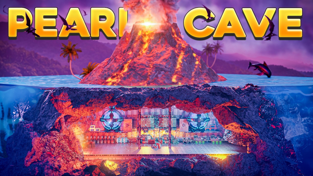 Нападение на самого смешного парня в легендарной пещере в ARK: Survival Evolved