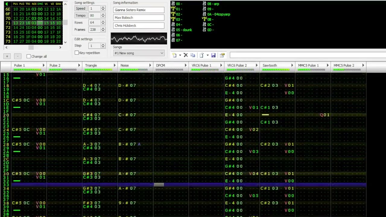 The Great Gianna Sisters [C64] - Title Theme (8-Bit, VRC6, MMC5)
