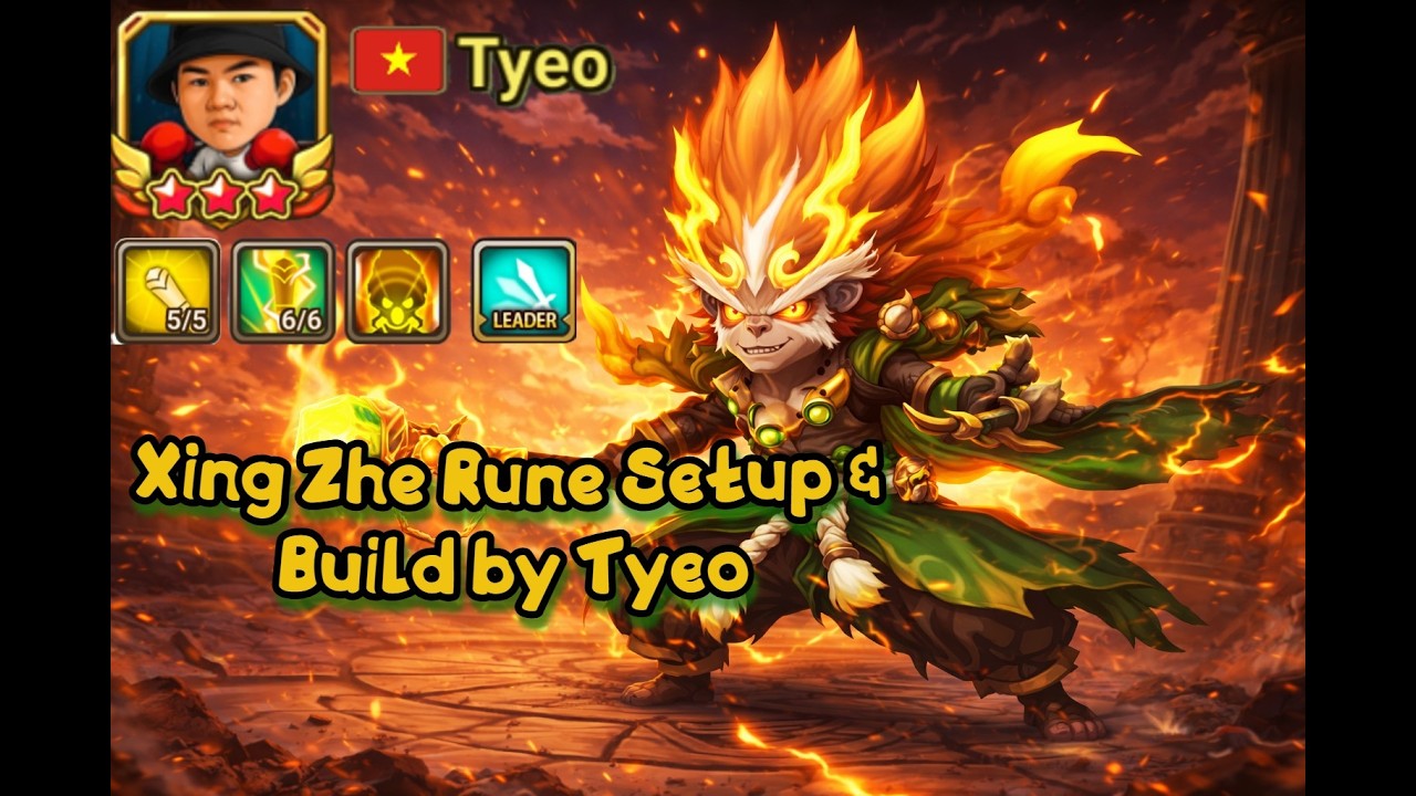 Син Чжэ – Король текущей меты – сборка рун от Tyeo (Summoners war Rta)