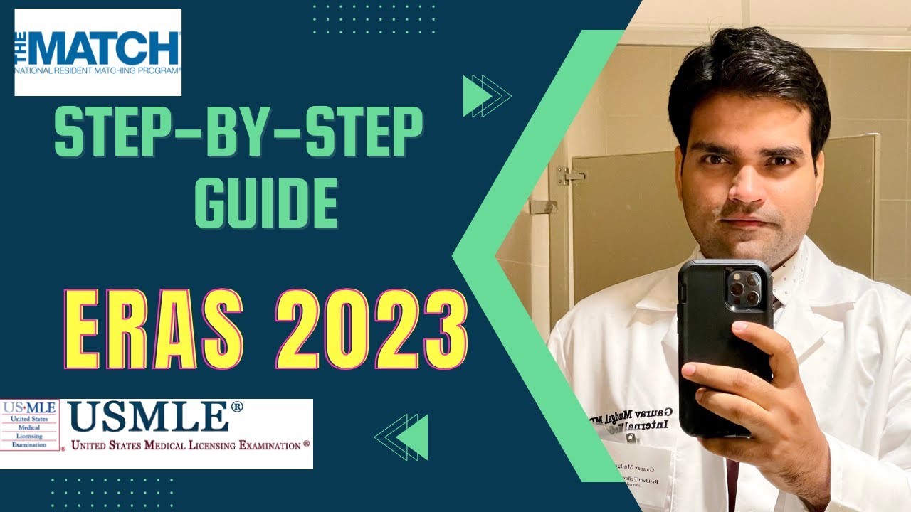 ERAS Application 2023 For Residency Match | Step by Step Guidance For FREE | USMLE MENTORSHIP