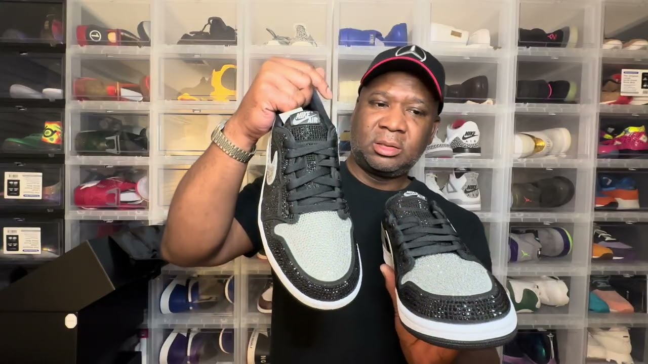 Air Jordan 1 Low Swarovski “Stealth” - The DGR (DarnGood Report)