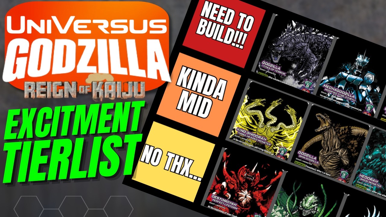 IM SO EXCITED FOR THE NEW GODZILLA CARD GAME!!!