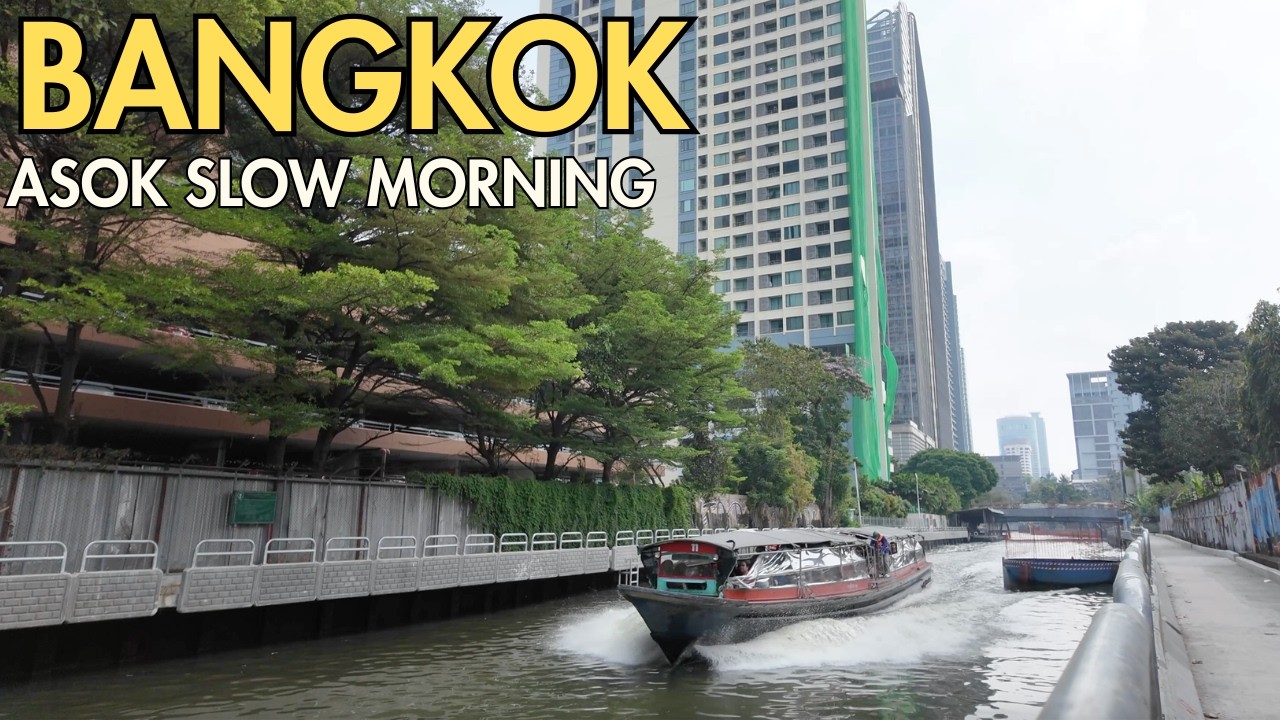 No Rush in Asok — A Calm Mid-Morning Walk to the Canal