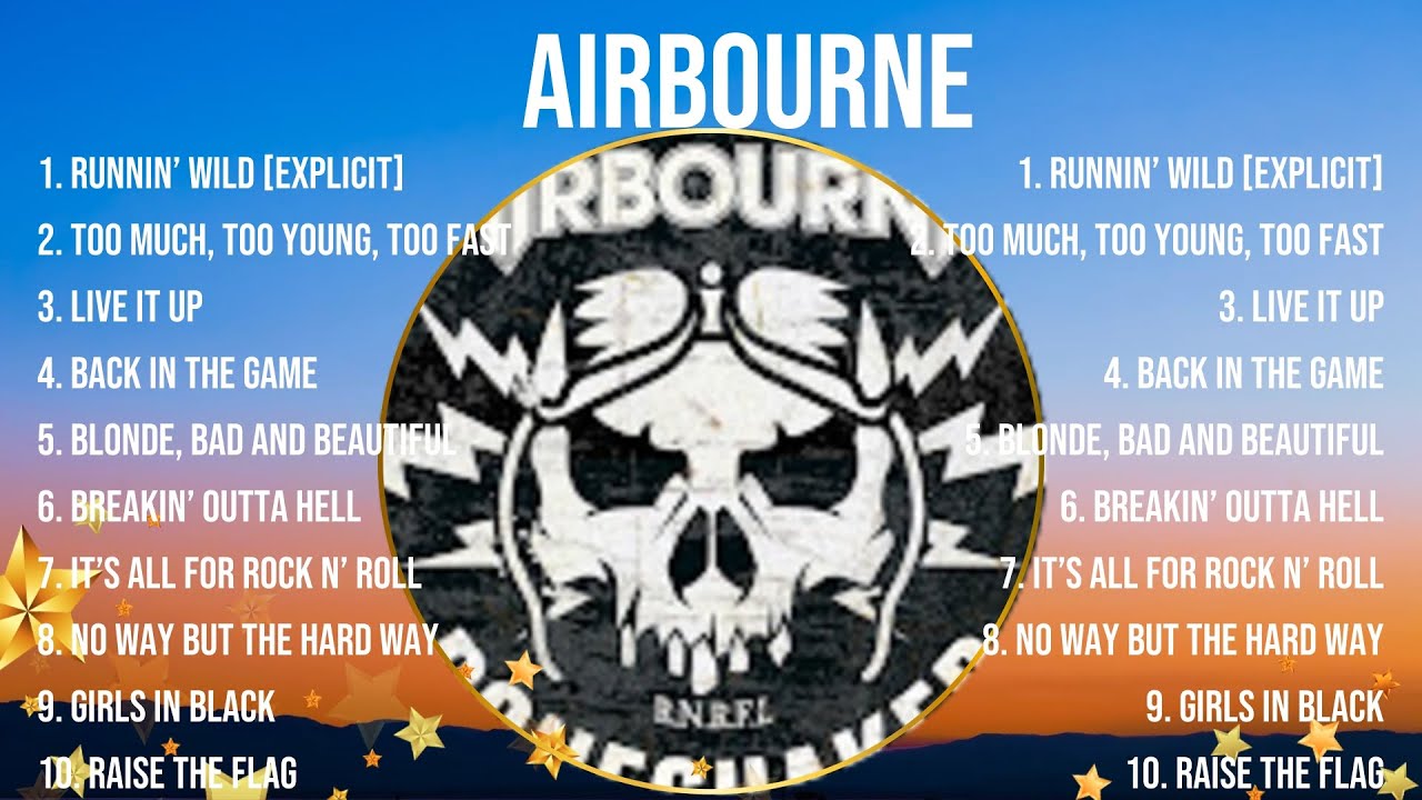 Airbourne ~ Airbourne Full Album  ~ The Best Songs Of Airbourne