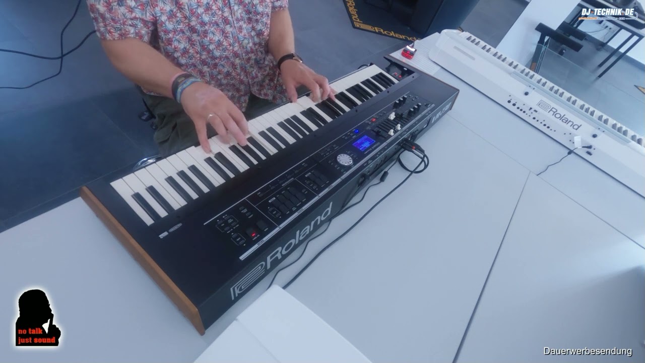 DJ-Technik.de - NO TALK, JUST SOUND - Roland VR-730 ORGAN + FX