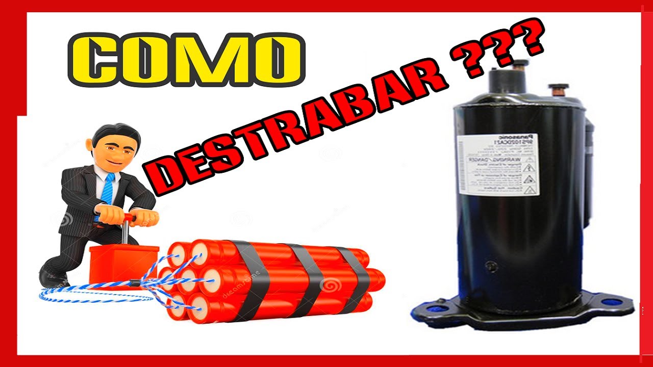 Como  destrabar compresores de A/A + starkit capacitor !!