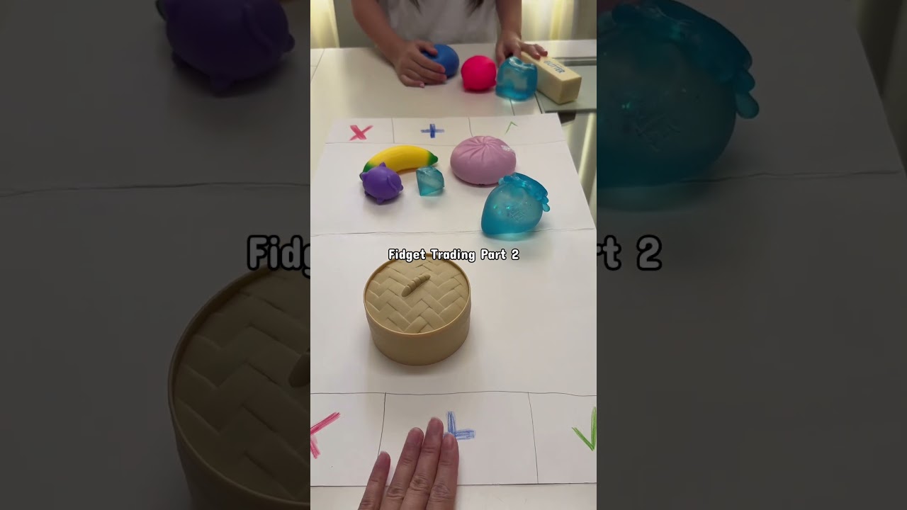 Fidget trading part 2!! I finally got her back🤭 #fidgettoys #fidgettrading #honandfam