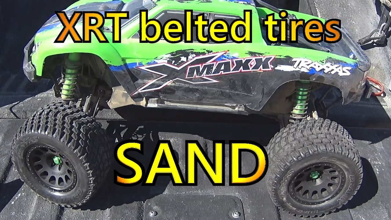 XRT Belted Gravix Tires On A XMAXX - At The Sand Dunes