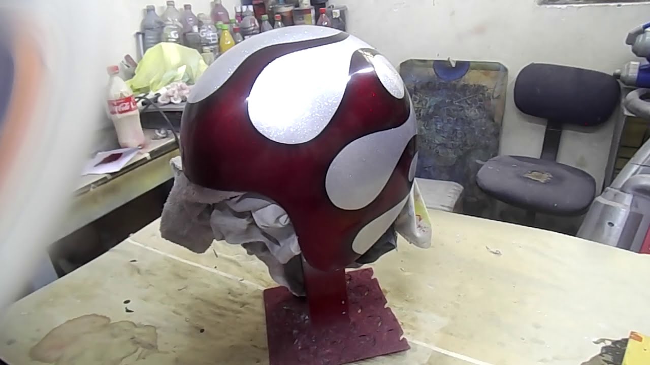 Terminamos  el casco y así nos quedo.¡¡¡ video 2 de 2 #aerografo #aerografia #airbrush #cascos