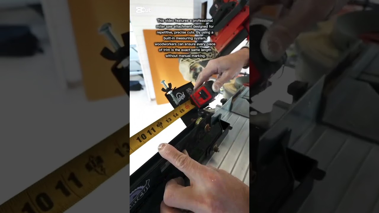Precision Miter Saw Measurement Attachment