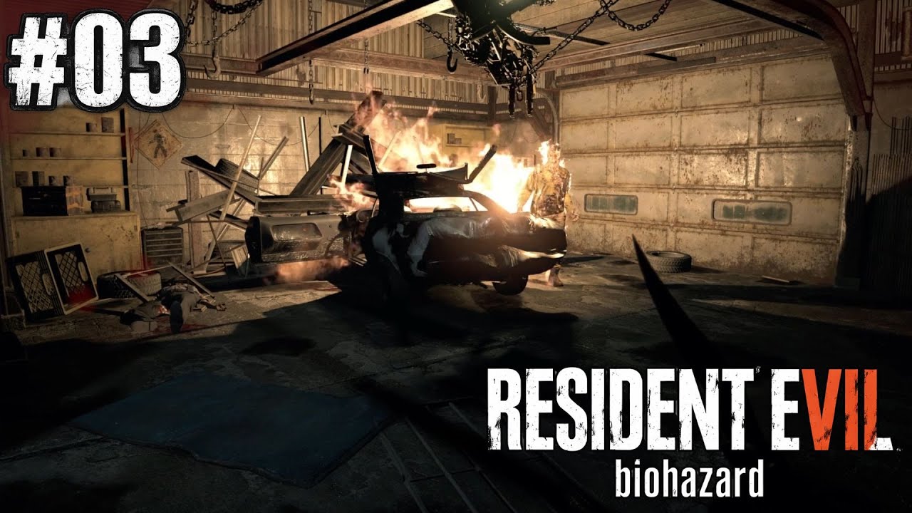 Kampf gegen Jack in der Garage & Blauer Hundekopf gefunden | Resident Evil 7 Biohazard | #03