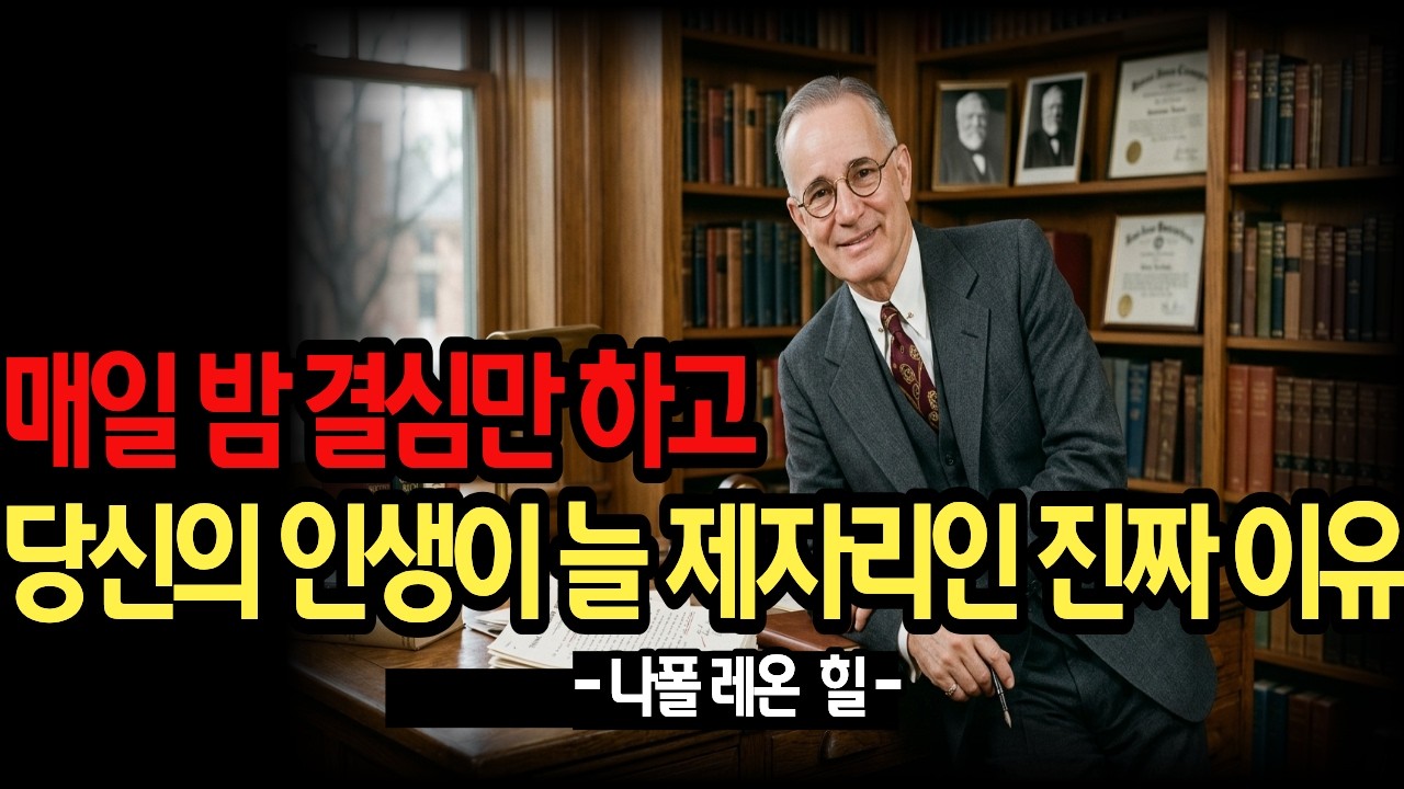 매일 밤 결심만 하고 당신의 인생이 늘 제자리인 진짜 이유 이 영상을 보고도 내일 똑같이 산다면, 그냥 평생 그렇게 사십시오 명언 | 인생의 지혜 | 인간관계ㅣ동기부여