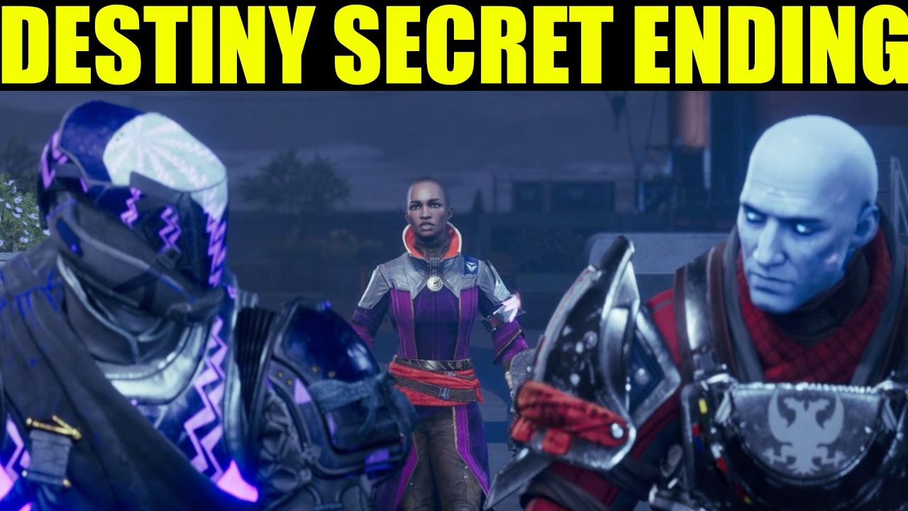 Destiny 2 SECRET ENDING CINEMATIC (how to unlock) | interact with Zavalas auto rifle