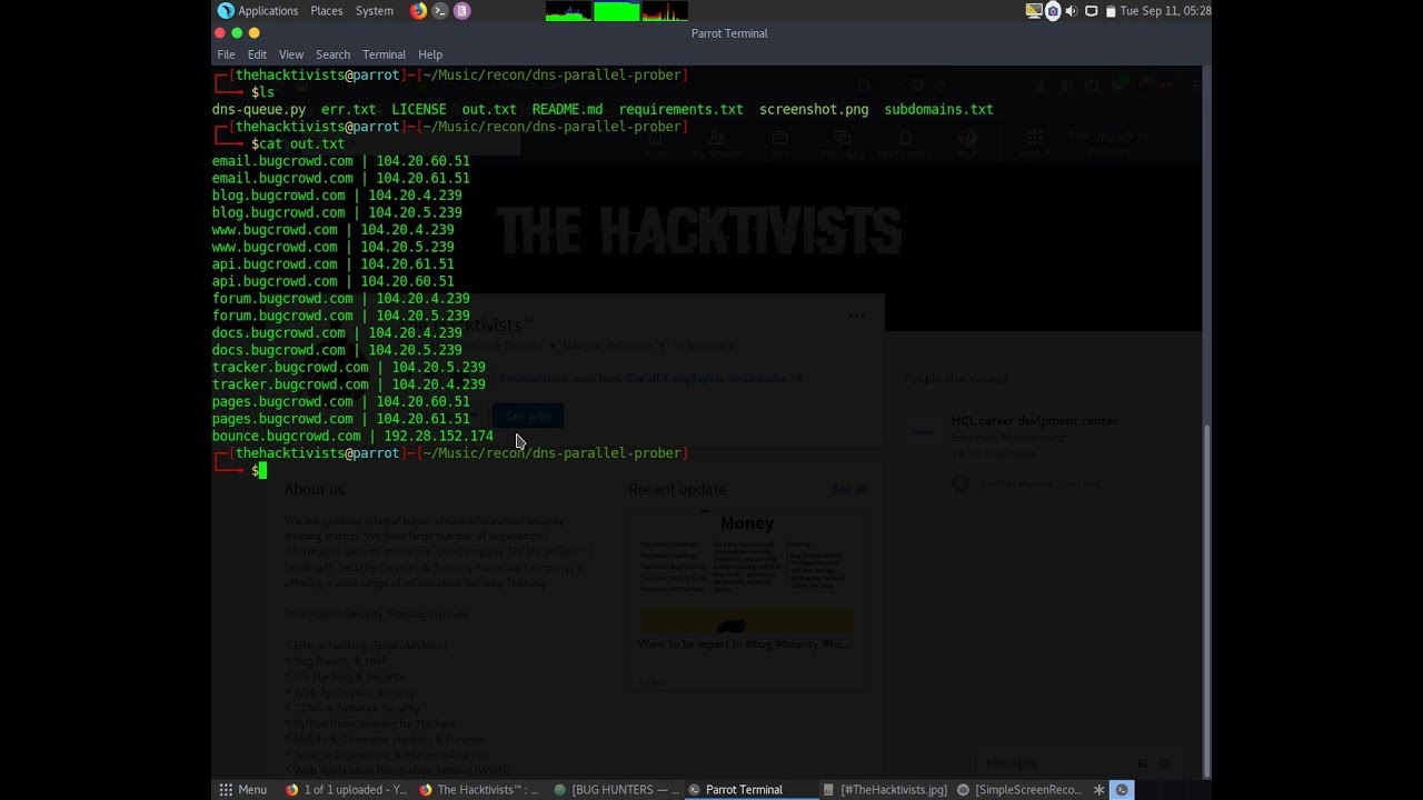Recon : Altdns   Subdomain discovery through alterations and permutations   Dns Discovery