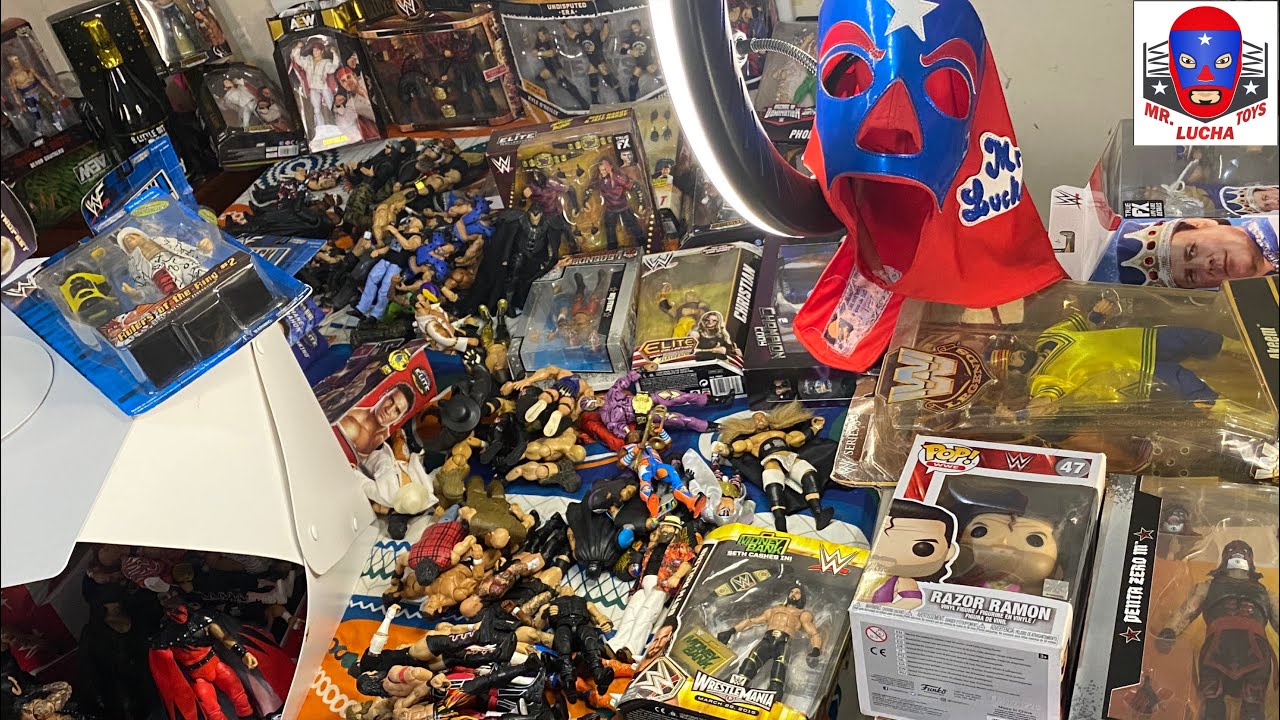 Mi colección completa de figuras de WWE y AEW 2023