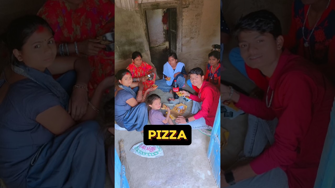Mom Eating Pizza For The First Time 🍕😀 | Minivlogs - 114 | #minivlog #pizza #shorts
