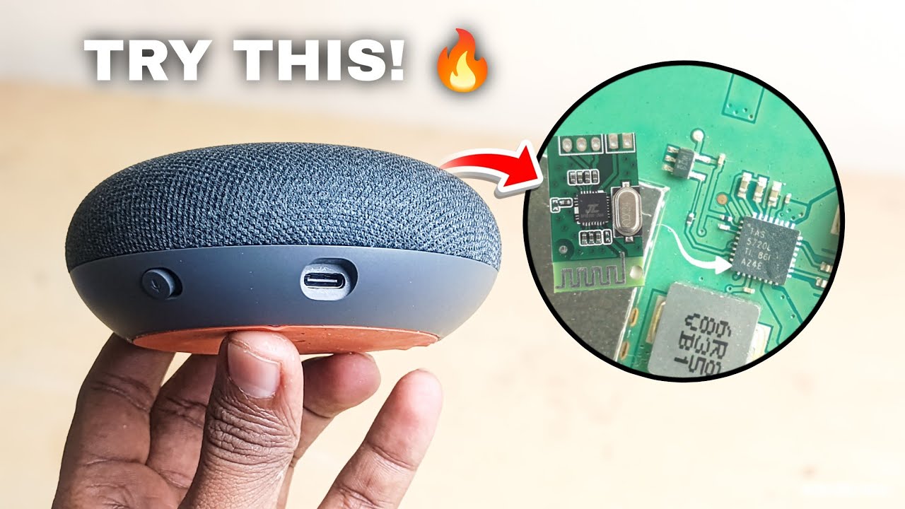 Прекратите ремонтировать колонки, займитесь этим: Google Home Mini #bluetoothspeaker #diy