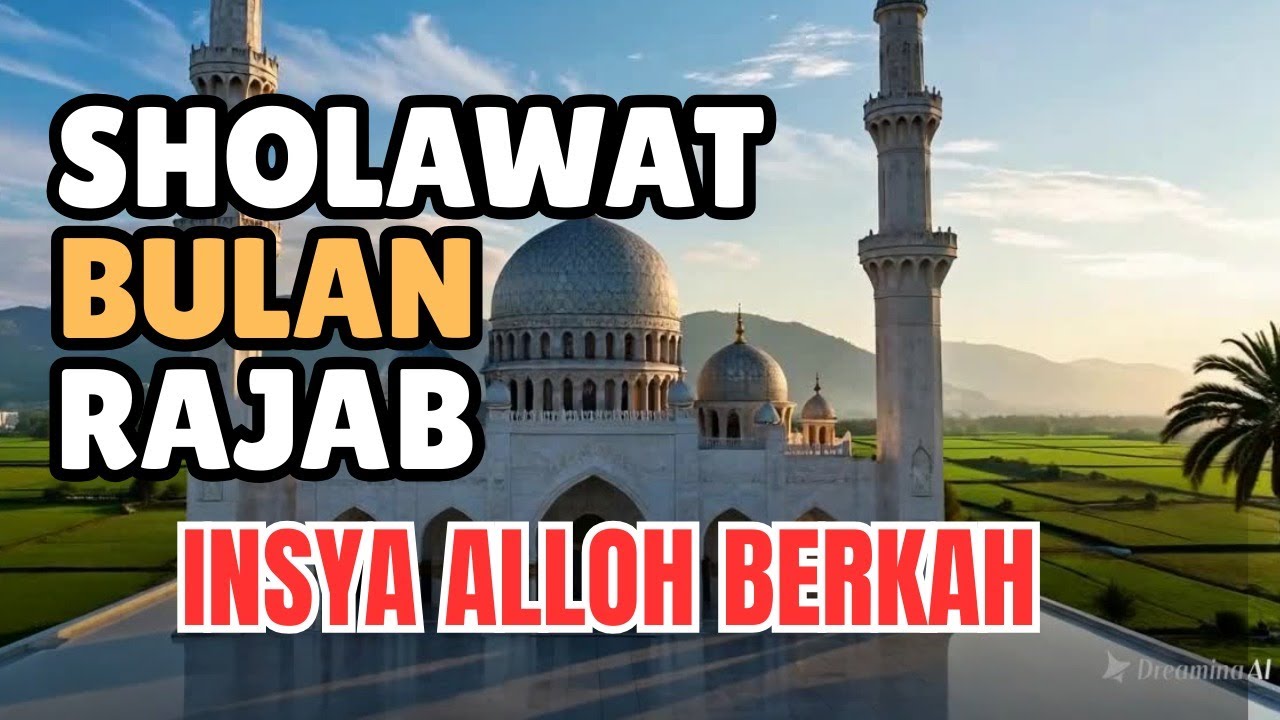 SHOLAWAT BULAN RAJAB MERDU INSYA ALLOH BERKAH MELIMPAH