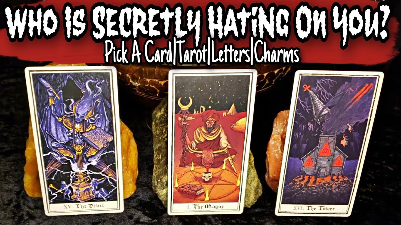 Who Is Secretly Hating On You? 🤬  Detailed 🎯 |Pick A Card| 🔮Tarot Reading 🌟Letters⚡Charms