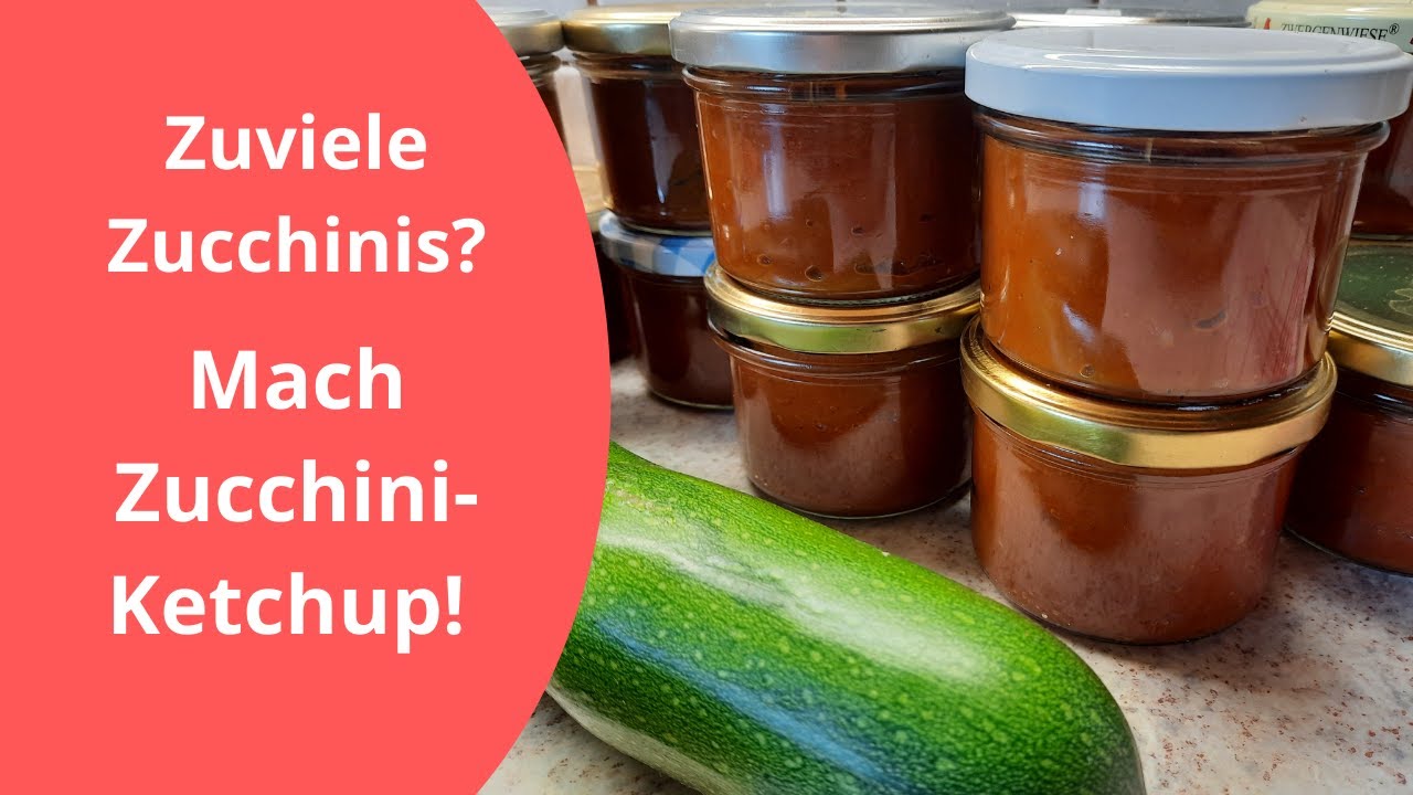 Rezept gegen die Zucchini-Schwemme: Zucchini-Ketchup selber machen